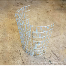 Hot-dipped galvanized round welded gabion box